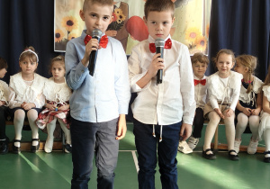 Dzieci z Oddziału Przedszkolnego zaprosiły Babcie i Dziadków