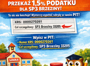 Przekaż 1,5% podatku dla naszej szkoły!