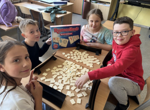 Nasza szkoła dołączyła do bicia rekordu w grze Rummikub!