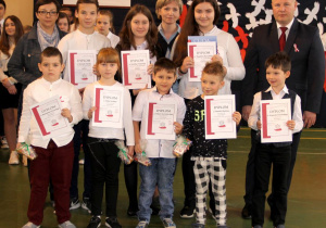 uczniowie nagrodzeni w konkursie