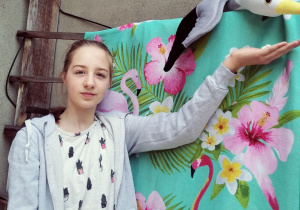 Spotkanie z mewą Kasi Czerskiej z kl. Va
