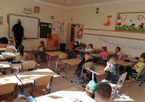 Spotkanie z uczniami klasy 1b