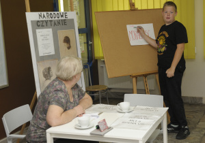 Udział klasy VIIa w Narodowym Czytaniu