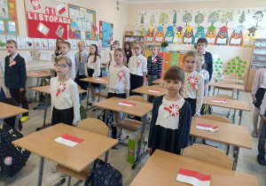Udział w akcji Szkoła do hymnu
