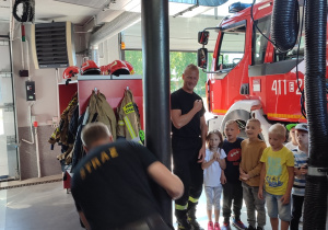 Klasy 1A i 2A odwiedziły KPP Straży Pożarnej w Brzezinach