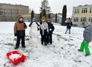 Igraszki na śniegu