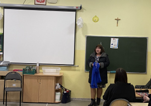 Spotkanie z p. pedagog Anną Chruślińską - Kozieł