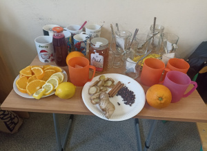 Zimowa herbatka rozgrzewa klasę 2A