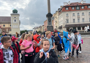 Wycieczka uczniów klas IIA, IIB i IA do Warszawy