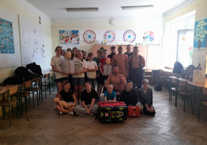 Zajęcia pierwszej pomocy przedmedycznej w klasie 6a