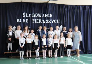 Ślubowanie uczniów klas pierwszych